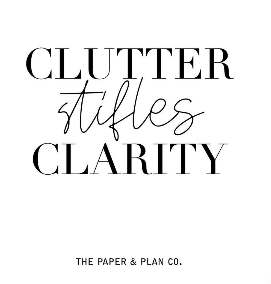 Clutter Stifles Clarity
