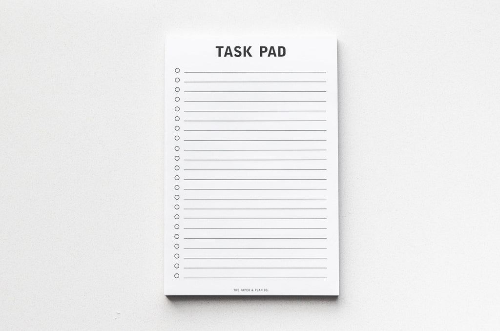 Task Pad – The Paper & Plan Co
