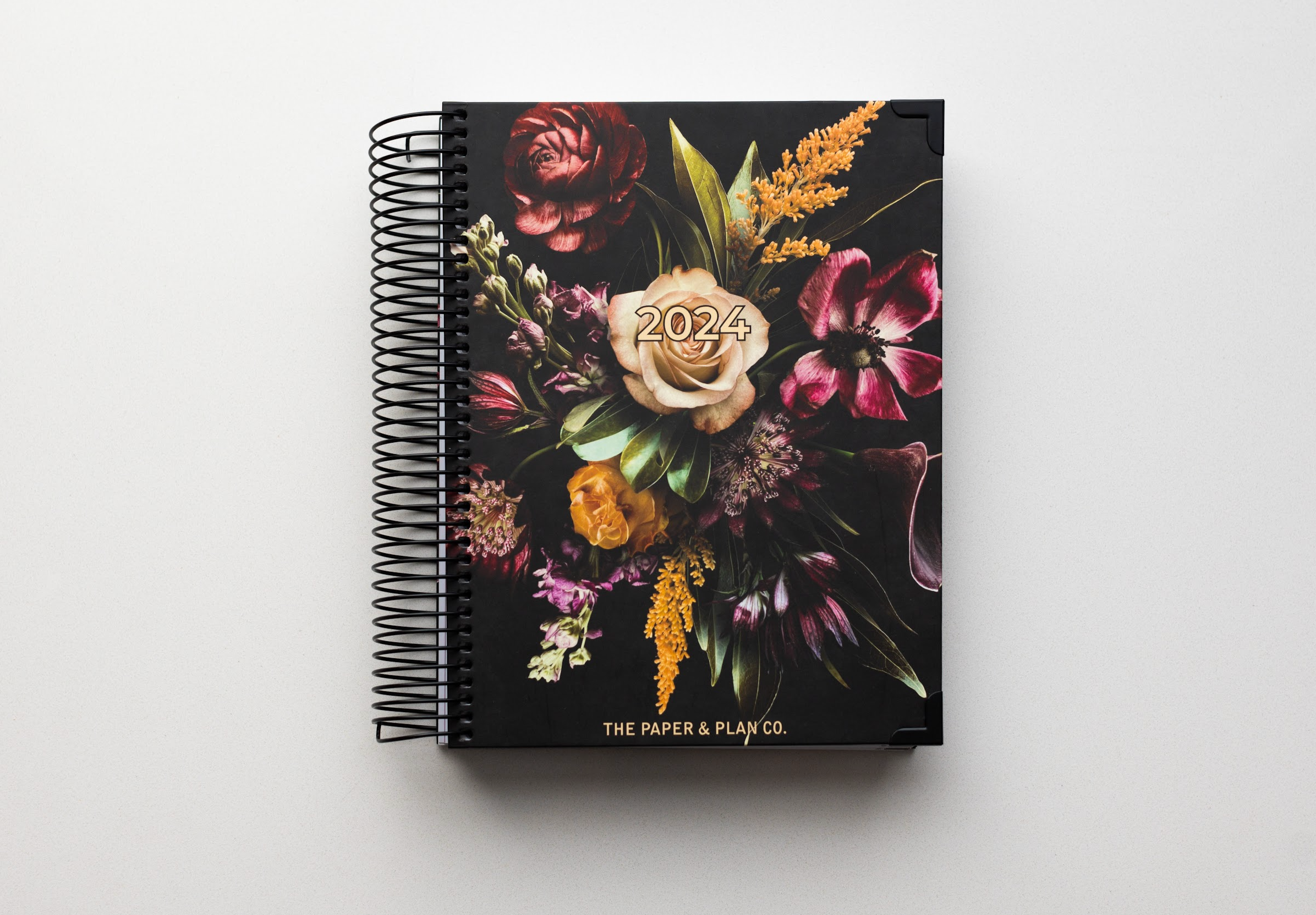 Moody Floral 2024 Daily Planner – The Paper & Plan Co