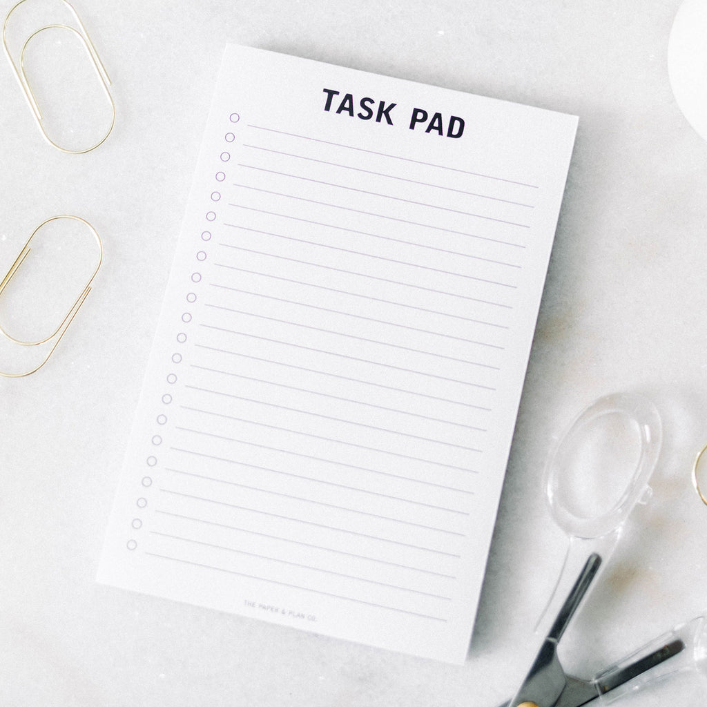 Task Pad – The Paper & Plan Co