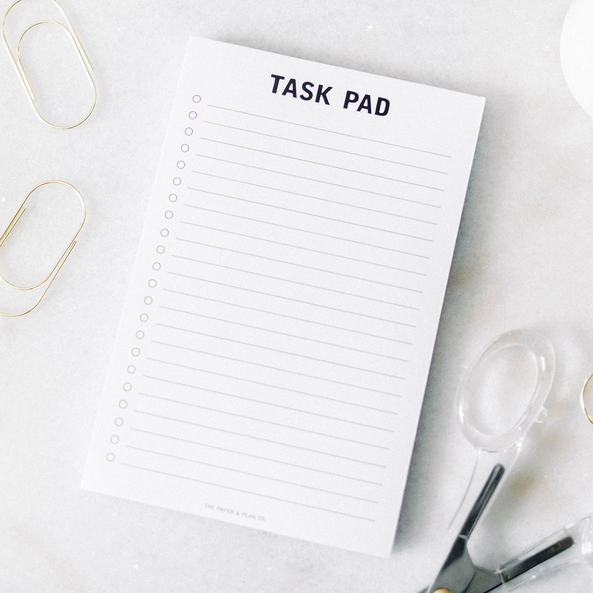 Task Pad – The Paper & Plan Co